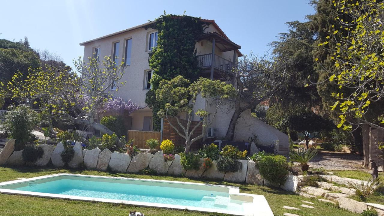 Villa Les Figuiers กาวาแลร์-ซูร์-แมร์ ภายนอก รูปภาพ